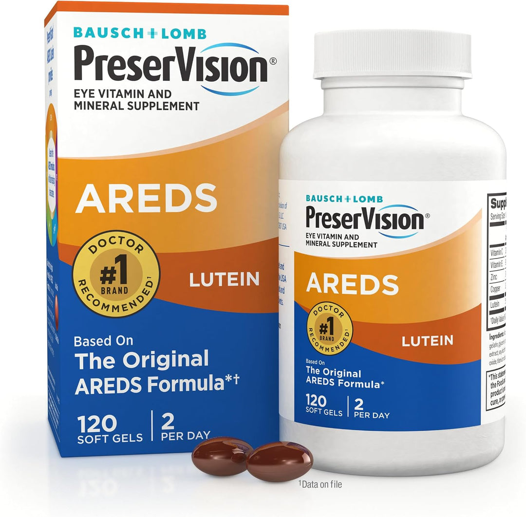 Suplemento de vitaminas y minerales para los ojos PreserVision de B...