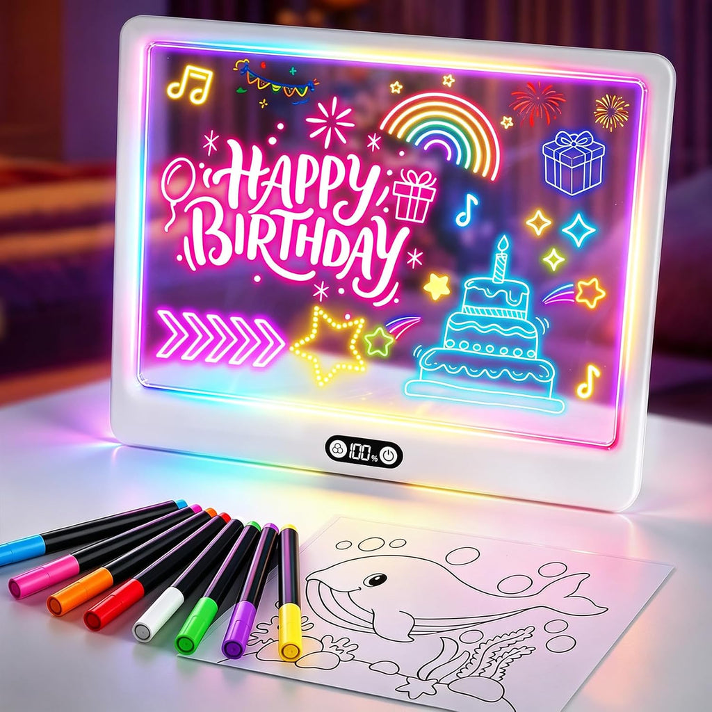 TiMOVO Tablero de dibujo LED de 16 pulgadas, regalos de cumpleaños para