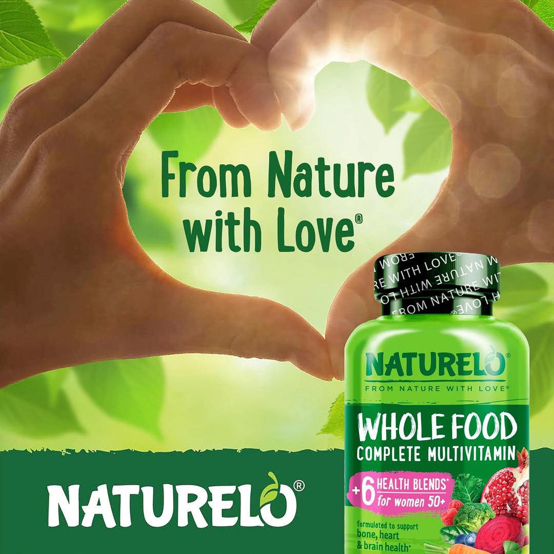 NATURELO Multivitamínico de alimentos integrales para mujeres mayor...