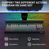 Redragon K707 HE Rapid Trigger - Teclado mecánico para juegos de 87...