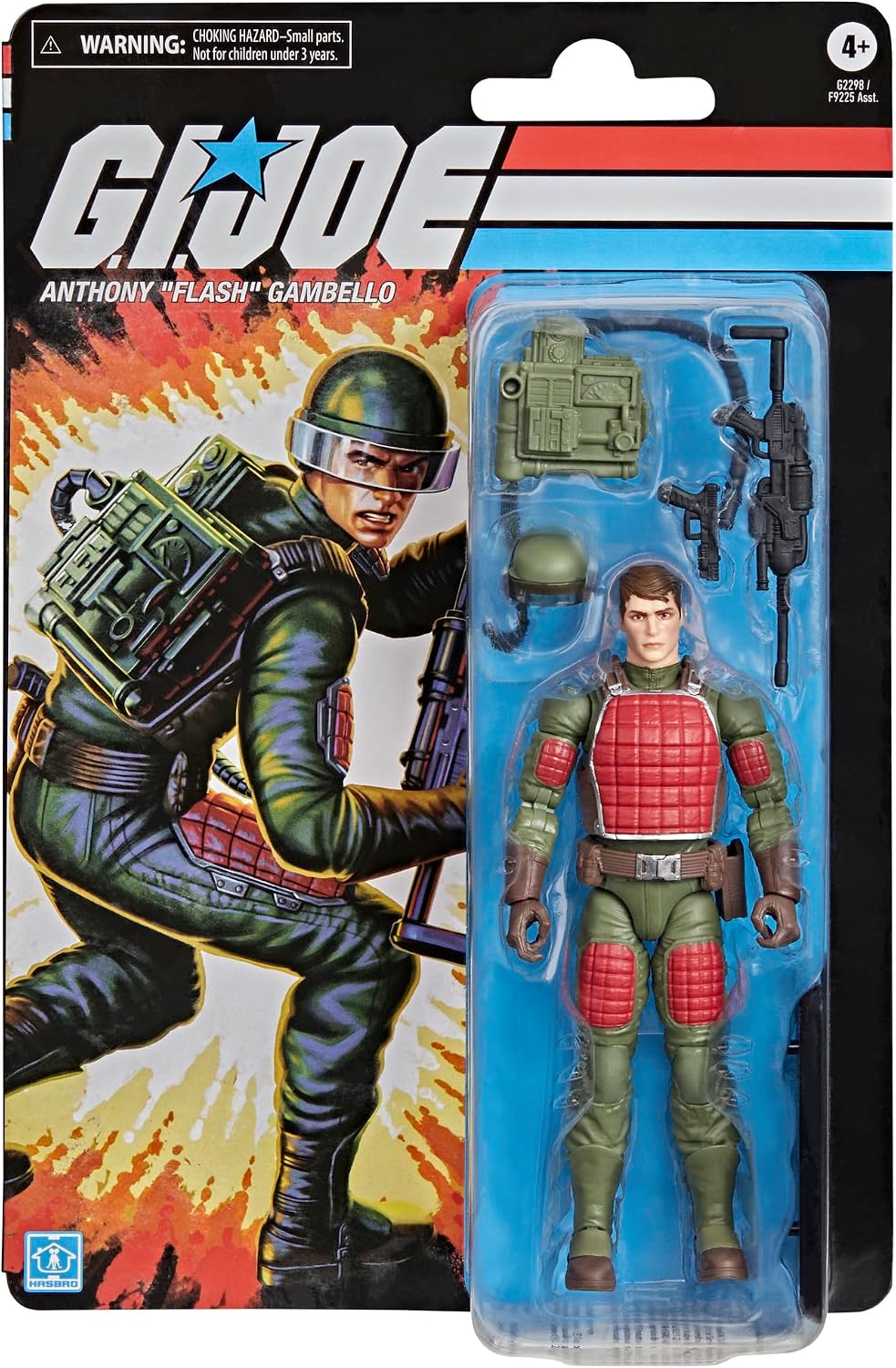G.I. Joe Serie Clasificada Retro Cardback Anthony "Flash" Gambello
