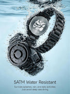 EUTOUR Reloj Magnético Esfera Flotante con Bolas 40mm Cuarzo Suizo 3/5ATM Correa 20mm