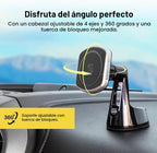 Scosche MP2WD-XTSP MagicMount Pro2 - Soporte magnético para teléfono de automóvil MagicMount Pro2 - Montura magnética definitiva para automóvil para parabrisas o tablero con ventosa - Compatible con
