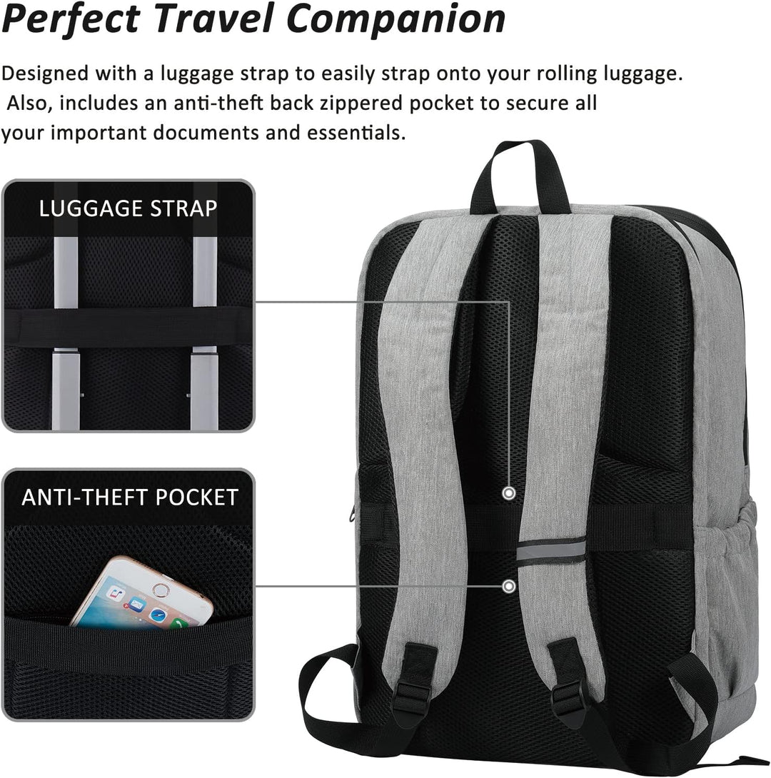 MAXTOP Mochila para computadora portátil de almacenamiento profundo...