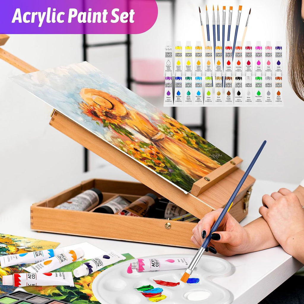 iBayam - Suministros de arte rosa, juegos de dibujo a color, regalos para niñas adolescentes