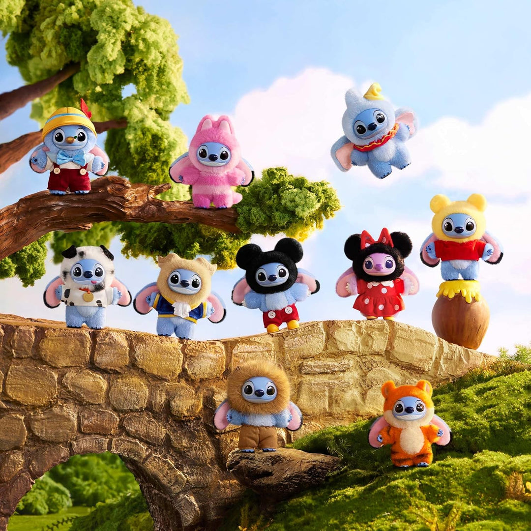 POP MART Stitch Adventure Series - Llavero de caja ciega \u2013 Fel...