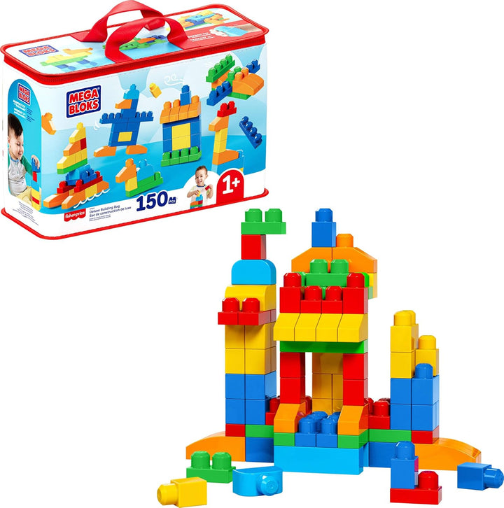 MEGA BLOKS First Builders Deluxe Building Bag - Juego de juguetes p...