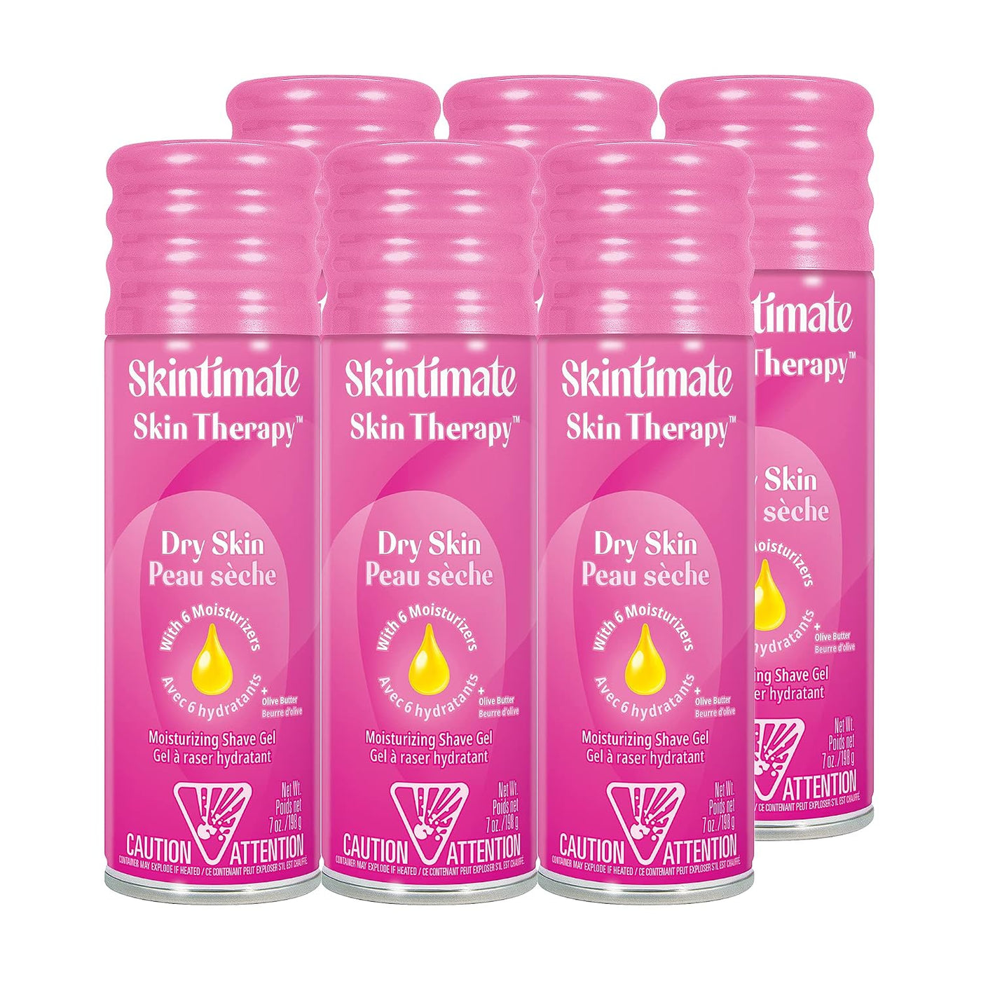 Skintimate Skin Therapy Gel de afeitado de piel seca para mujeres,...