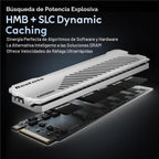 Bestoss SSD PCIe Gen4 NVMe M.2 2280 de 1 TB con disipador de calor