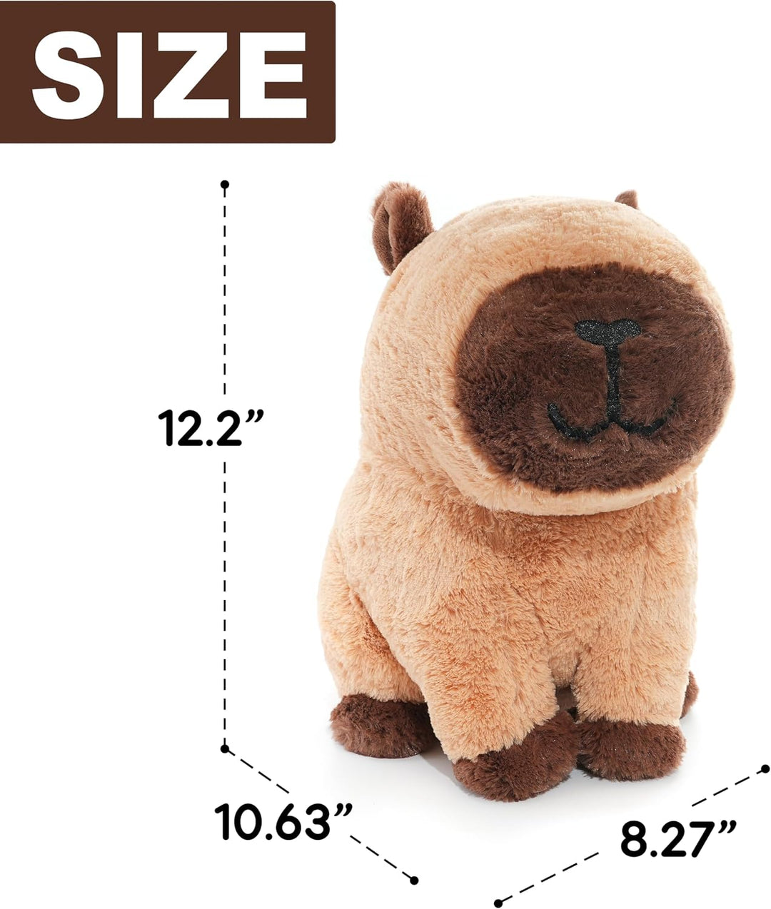 WEIGEDU Peluche de Nutria Gigante de Peluche \u2013 31 cm de Suave...