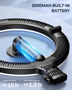 NiceVeedi Anillo de luz magnético de 10.2 pulgadas con soporte