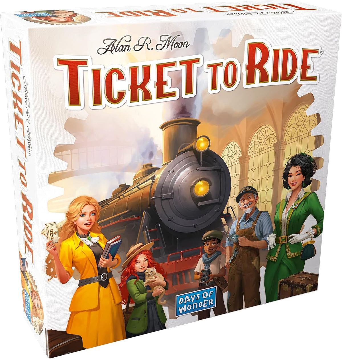 Juego de mesa Ticket to Ride de Asmodee (Actualización 2025) - Una aventura ferroviaria a través del país para amigos y familia, juego de estrategia para niños y adultos, a partir de 8 años, 2-5