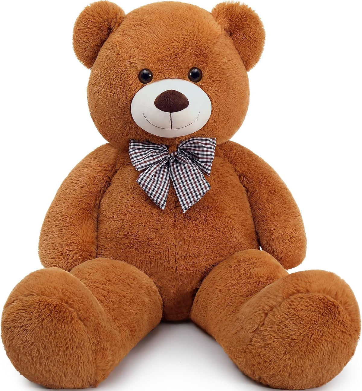 MaoGoLan Giant Brown Teddy Bear 4 Feet,Adorable y Cuddly Big Bear Stuffed Animal 47", Classic Teddy Bear Plush Gift Decoration para Baby Shower,Party,Birthday,Valentines Day