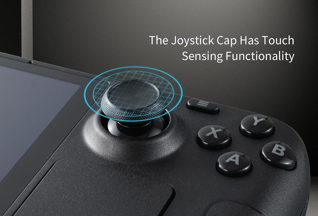 Módulo de Joystick de Efecto Hall GuliKit para Steam Deck OLED, Reemplazo de Joystick Electromagnético con Detección de Toque Original, sin Soldadura, Calibración con un Solo Botón, Joysticks con Tapas (No para LCD)