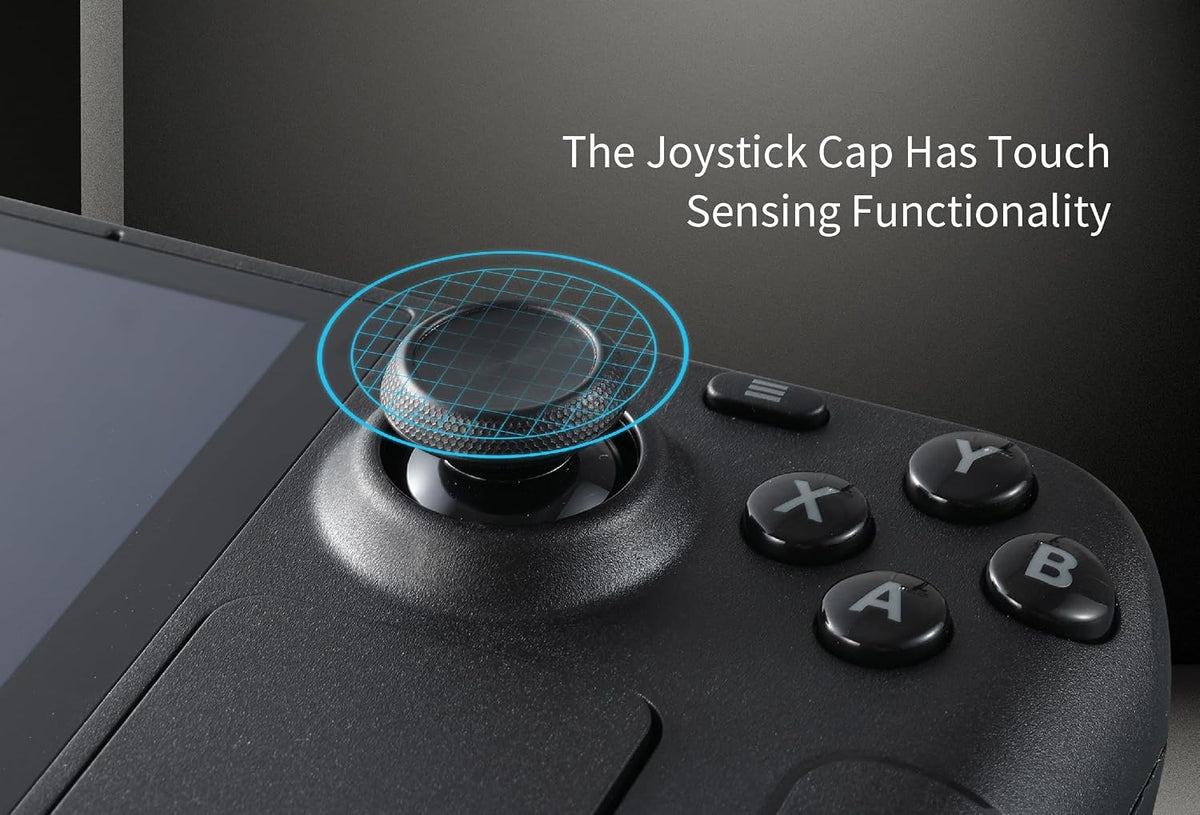 Módulo de Joystick de Efecto Hall GuliKit para Steam Deck OLED, Reemplazo de Joystick Electromagnético con Detección de Toque Original, sin Soldadura, Calibración con un Solo Botón, Joysticks con Tapas (No para LCD)