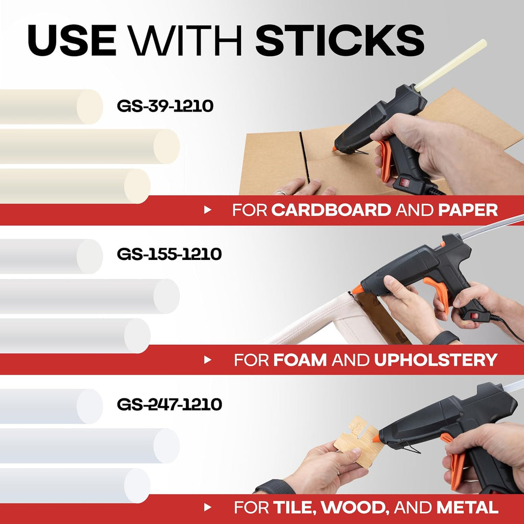 IDL Packaging Pistola de pegamento caliente de tamaño completo industrial