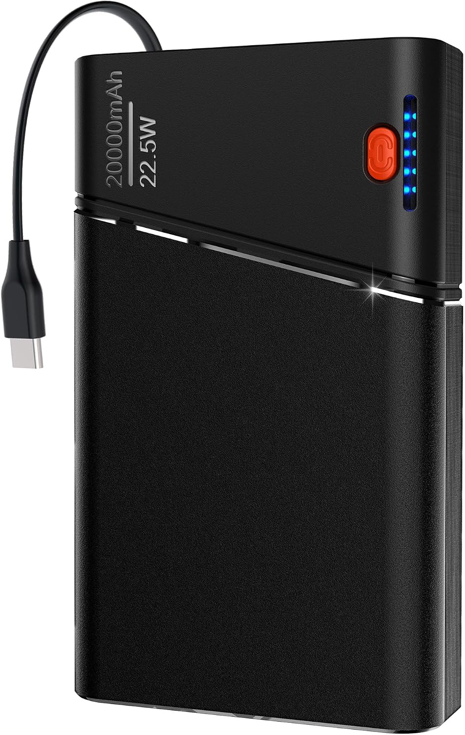 Cargador portátil de 20000 mAh, 22.5 W PD 3.0+QC 4.0, banco de ener...