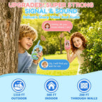 Octomo Walkie Talkies de video para niños, paquete de 2, Walkie Talkie de