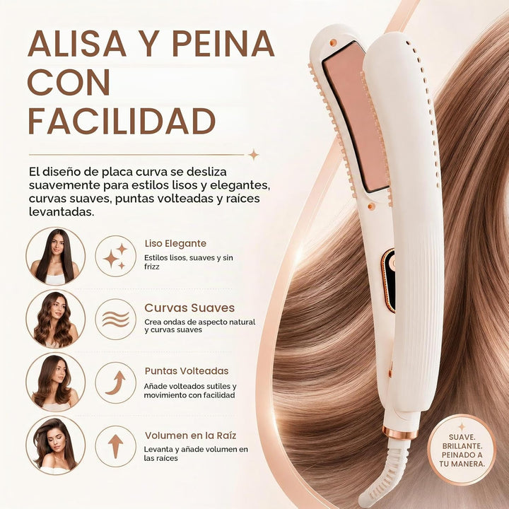 Plancha de pelo de hierro plano,Hierro de pelo voluminizador de raí...