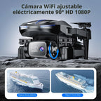 Dron con cámara para adultos principiantes y niños, divertido mini dron plegable 1080P para emocionante juego en interiores y exteriores, cuadricóptero RC con 2 baterías, arranque con una tecla, fácil