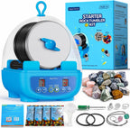 KomeStone Kit de vaso K5 Rock para niños y principiantes, pulidora de rocas
