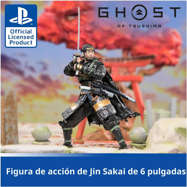 PlayStation, Ghost of Tsushima, figura de acción samurái Jin Sakai...