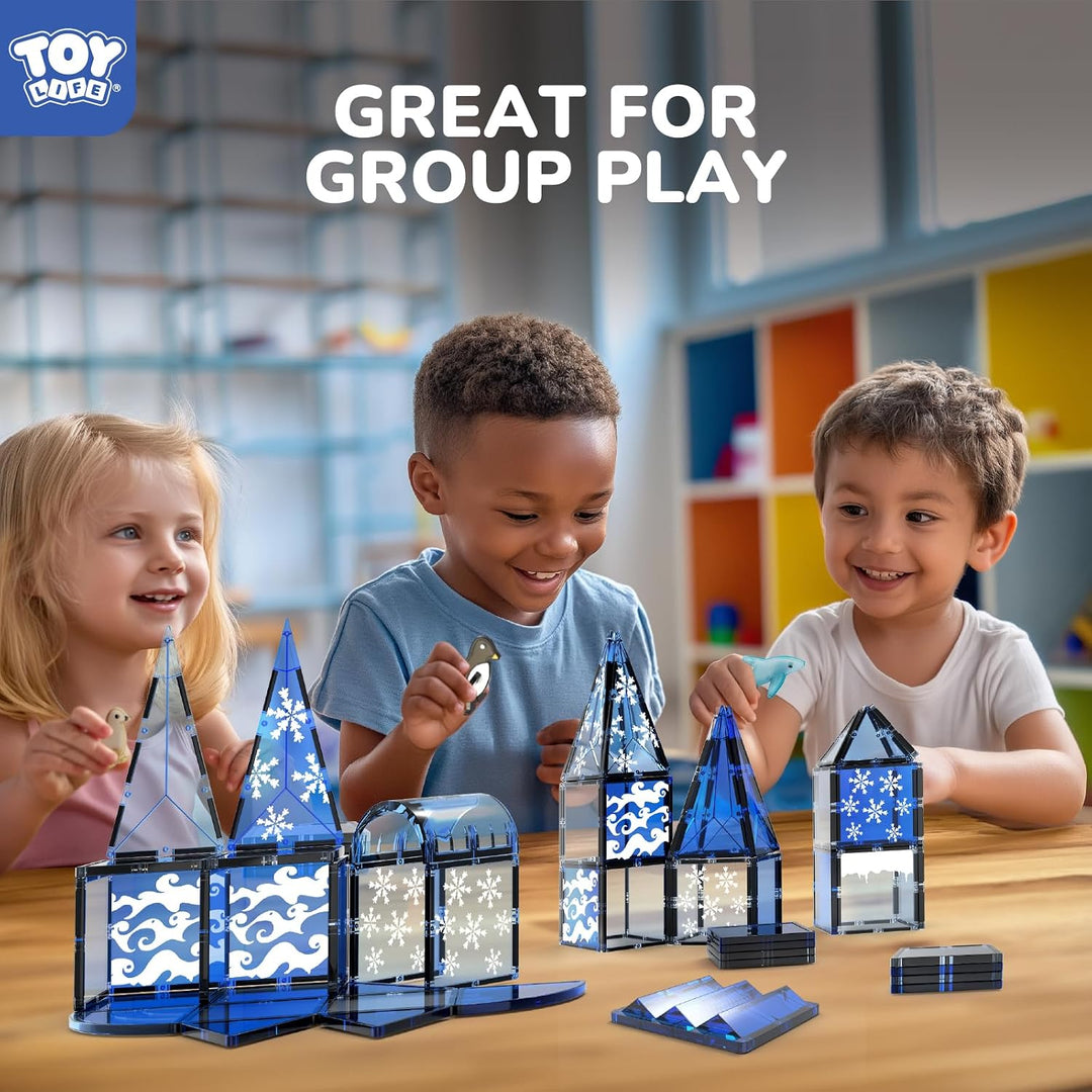TOY Life Azulejos Magnéticos para Niños de 4-8 Años, Juguetes Magné...