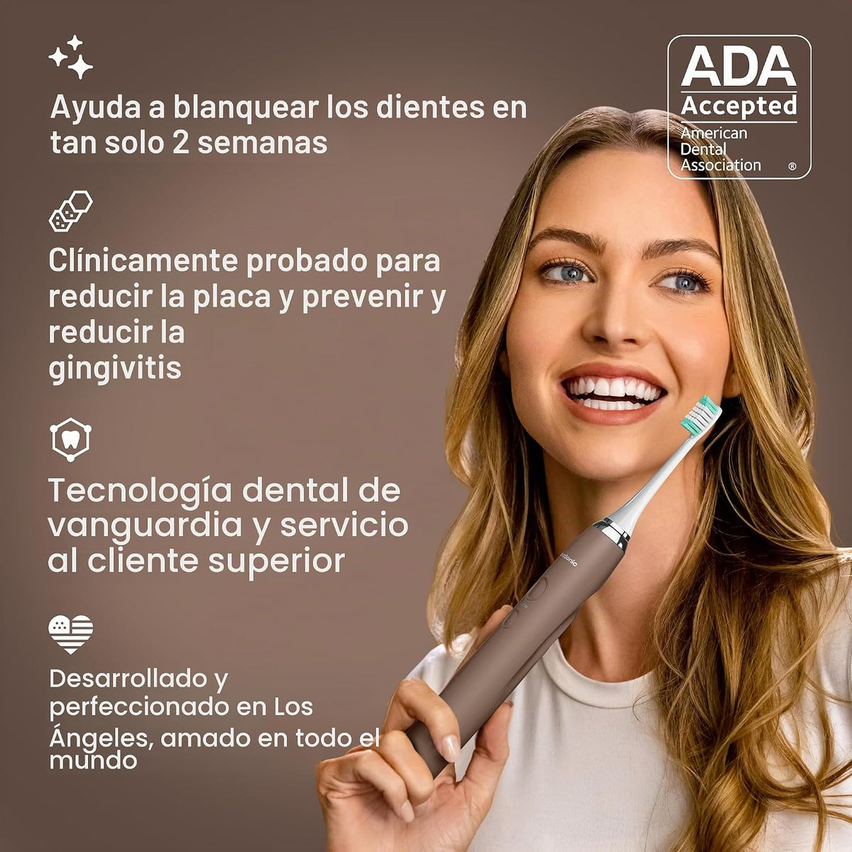 Aquasonic Vibe Luxe Special Edition Ultra-Whitening Cepillo de dientes