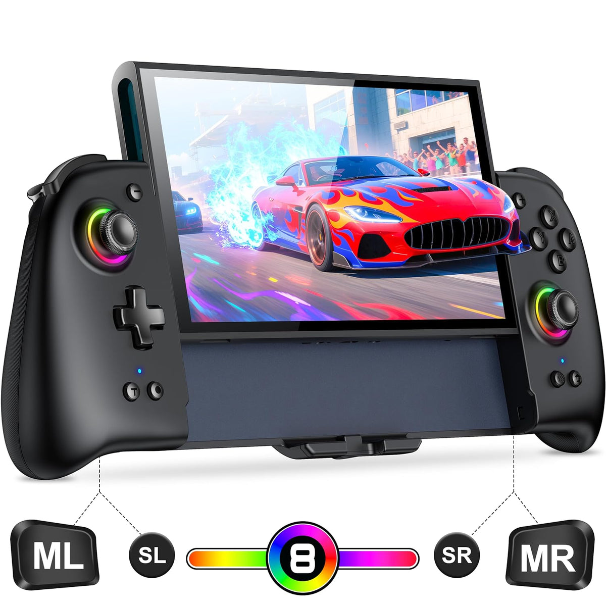Gammeefy JC400 Switch 2 Controller + Funda Personalizada