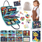 Tabla de actividades sensoriales para niños pequeños, Space