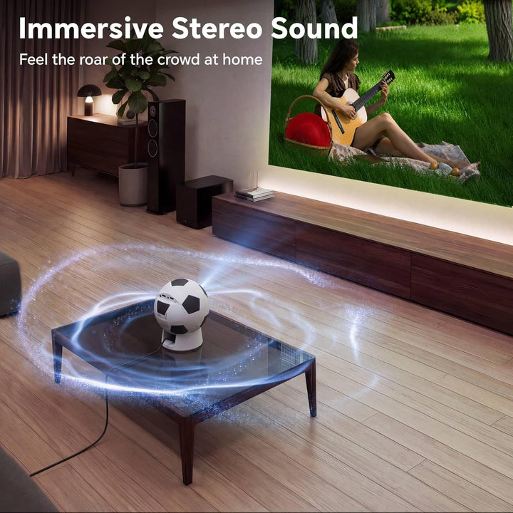 Trunera Mini proyector inteligente, Android 13 WiFi Bluetooth, proy...
