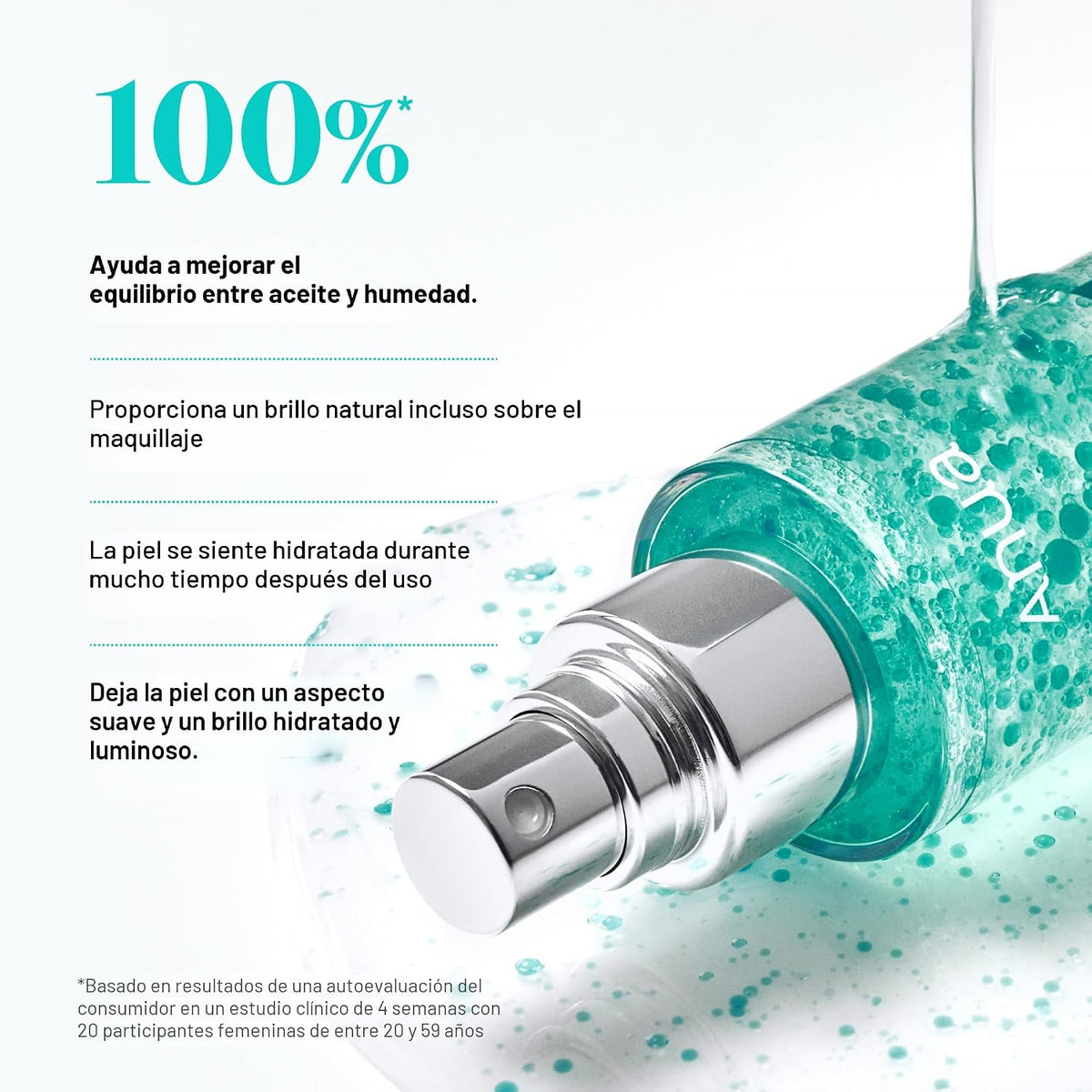 Anua PDRN - Suero facial en aerosol con brillo de colágeno, niebla...