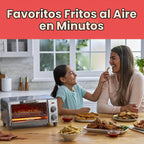 BLACK+DECKER - Horno tostador de 4 rebanadas, horno de encimera 5 en 1
