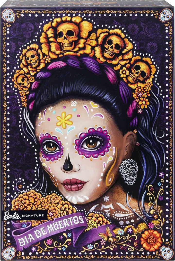 Barbie Muñeca Día De Los Muertos 2021 (11.5 pulgadas) con vestido b...