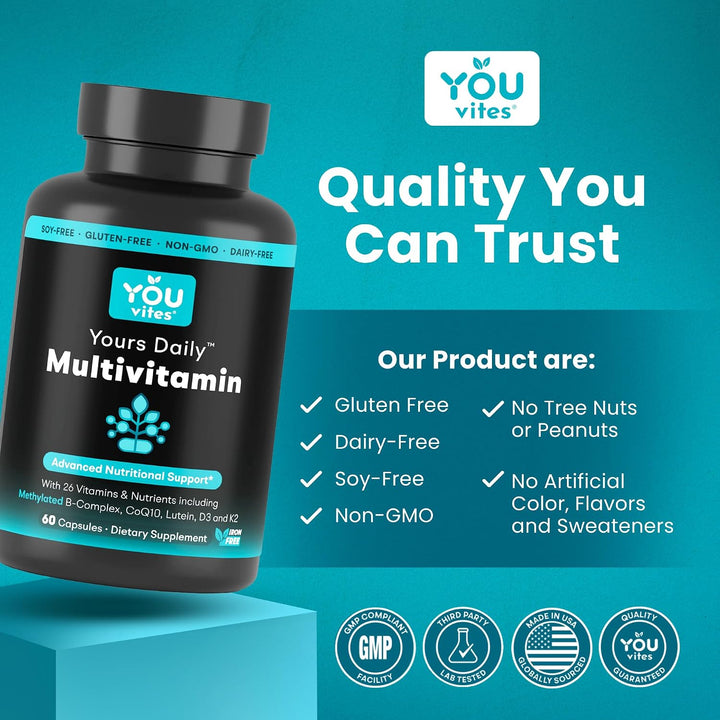 You Vites - Multivitamina metilada para hombres y mujeres, Metil mu...