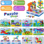 Juguetes de construcción STEM 224PCS Juego de destornilladores y taladro para