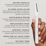 Kit de reemplazo 3 hojas de afeitar para dermaplaning