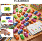 240 piezas de autos a granel mini vehículos coloridos, rellenos de piñata para fiestas, bolsas de regalo, premios de carnaval, regalos para niñas y niños