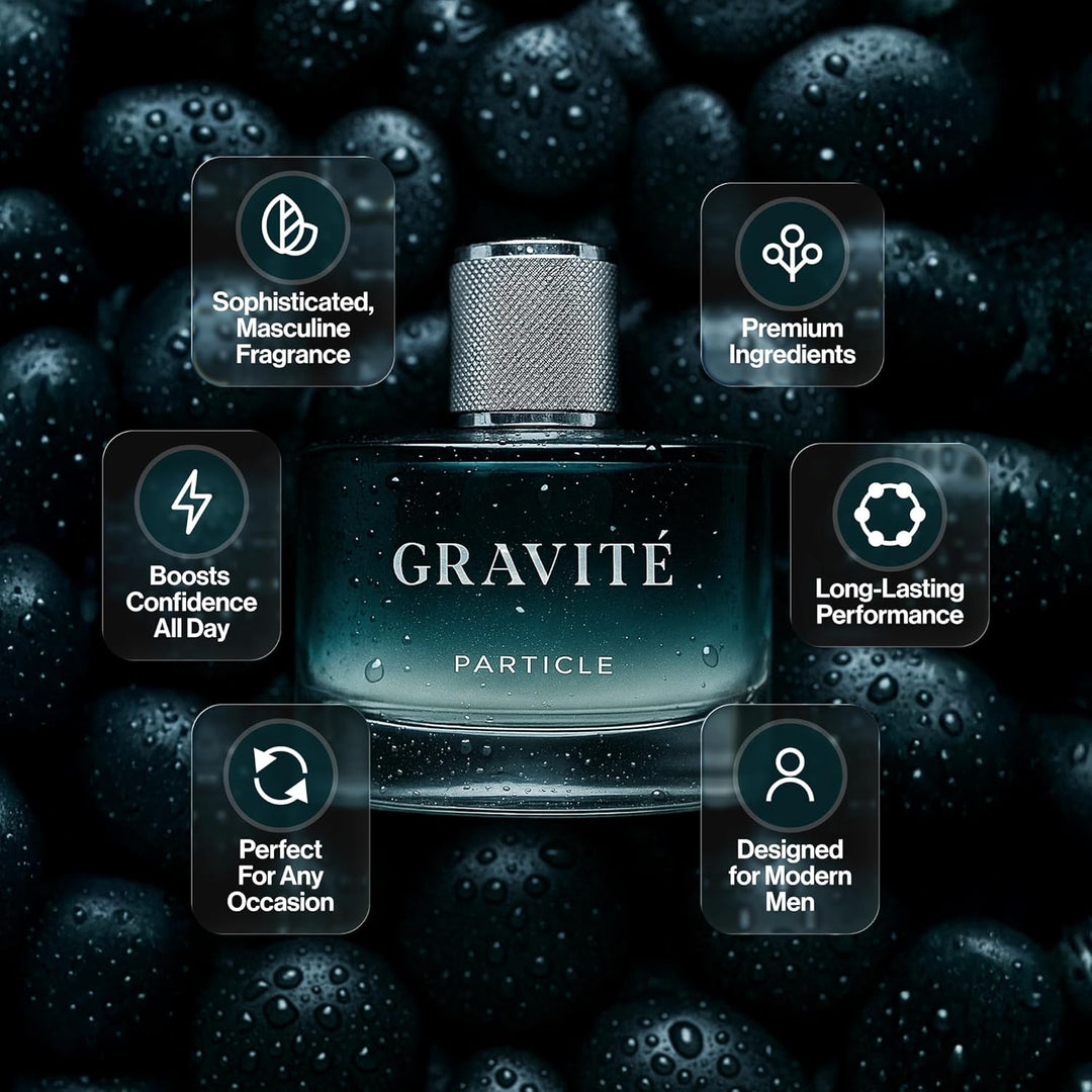 Particle Gravité Colonia Spray para hombres aroma fresco