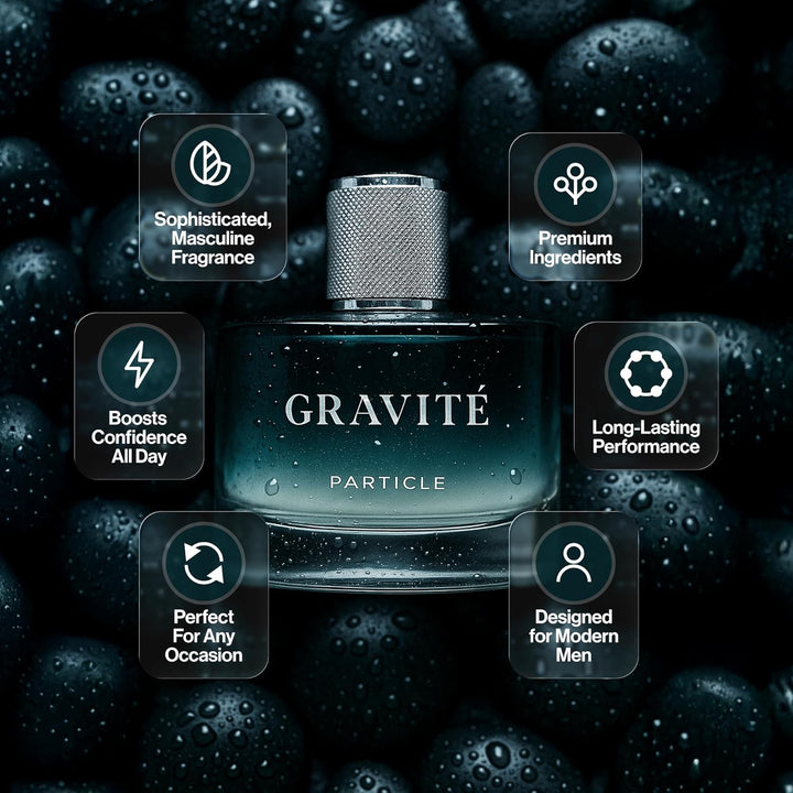 Particle Gravité Colonia Spray para hombres aroma fresco