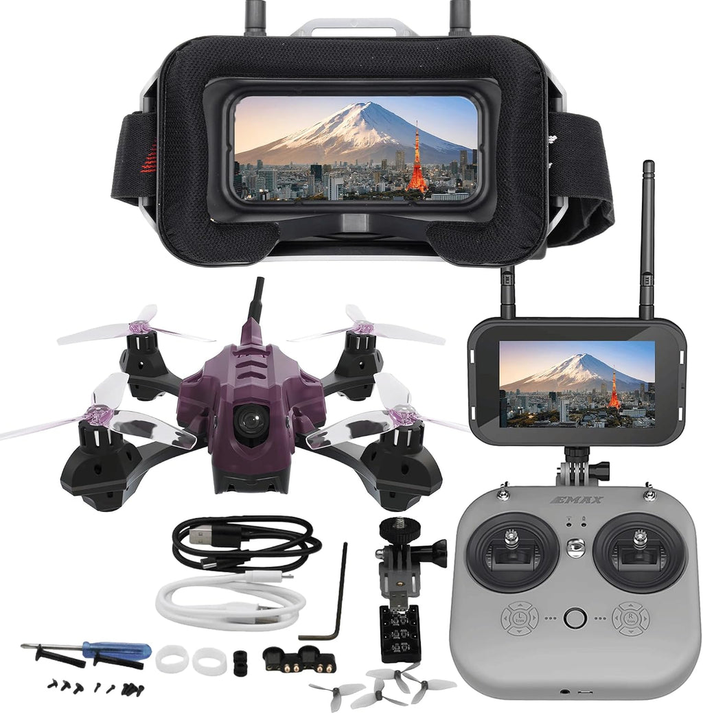 Tinyhawk Lite Adventure RTF Kit listo para volar FPV Drone Kit con gafas y controlador E8 ELRS 1s 2.559 in Quadcopter al aire libre con juego de cámara