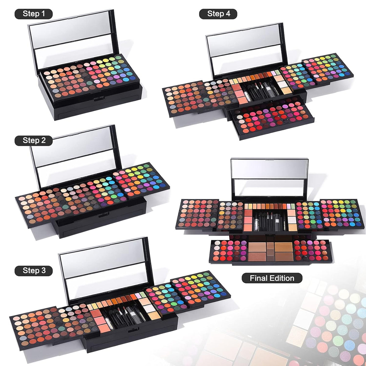 Kit de maquillaje profesional todo en uno para mujeres, kit complet...