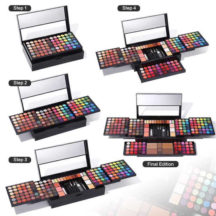 Kit de maquillaje profesional todo en uno para mujeres, kit complet...