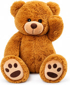 LotFancy Teddy Bear Stuffed Animals, 20 inch Soft Plush Toy, Brown