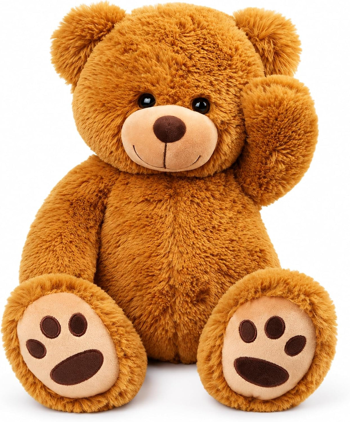 LotFancy Teddy Bear Stuffed Animals, 20 inch Soft Plush Toy, Brown