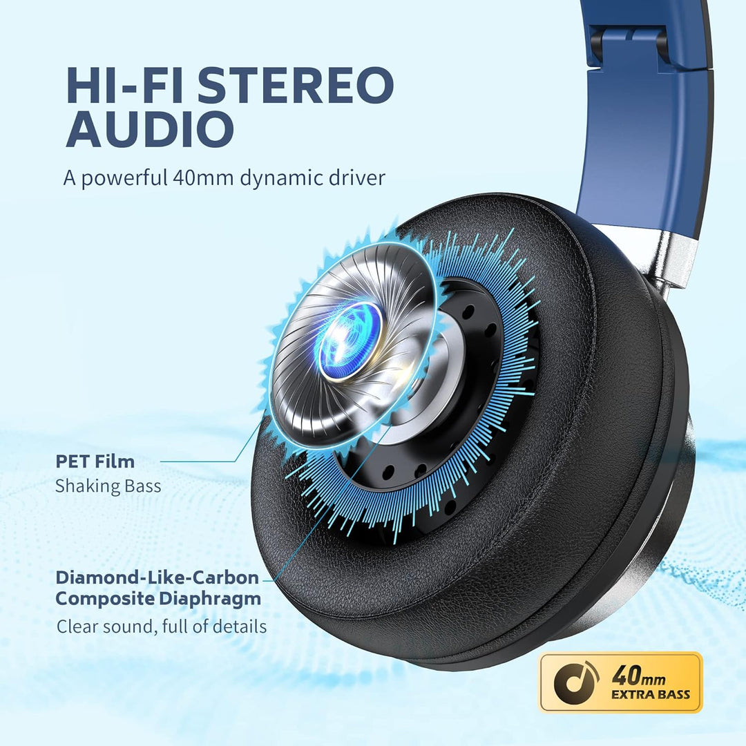 COOSII AC01 auriculares de diadema con cable, auriculares pasivos c...