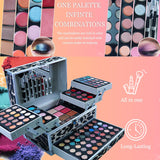 RoseFlower Kit de maquillaje profesional todo en uno, paleta de som...