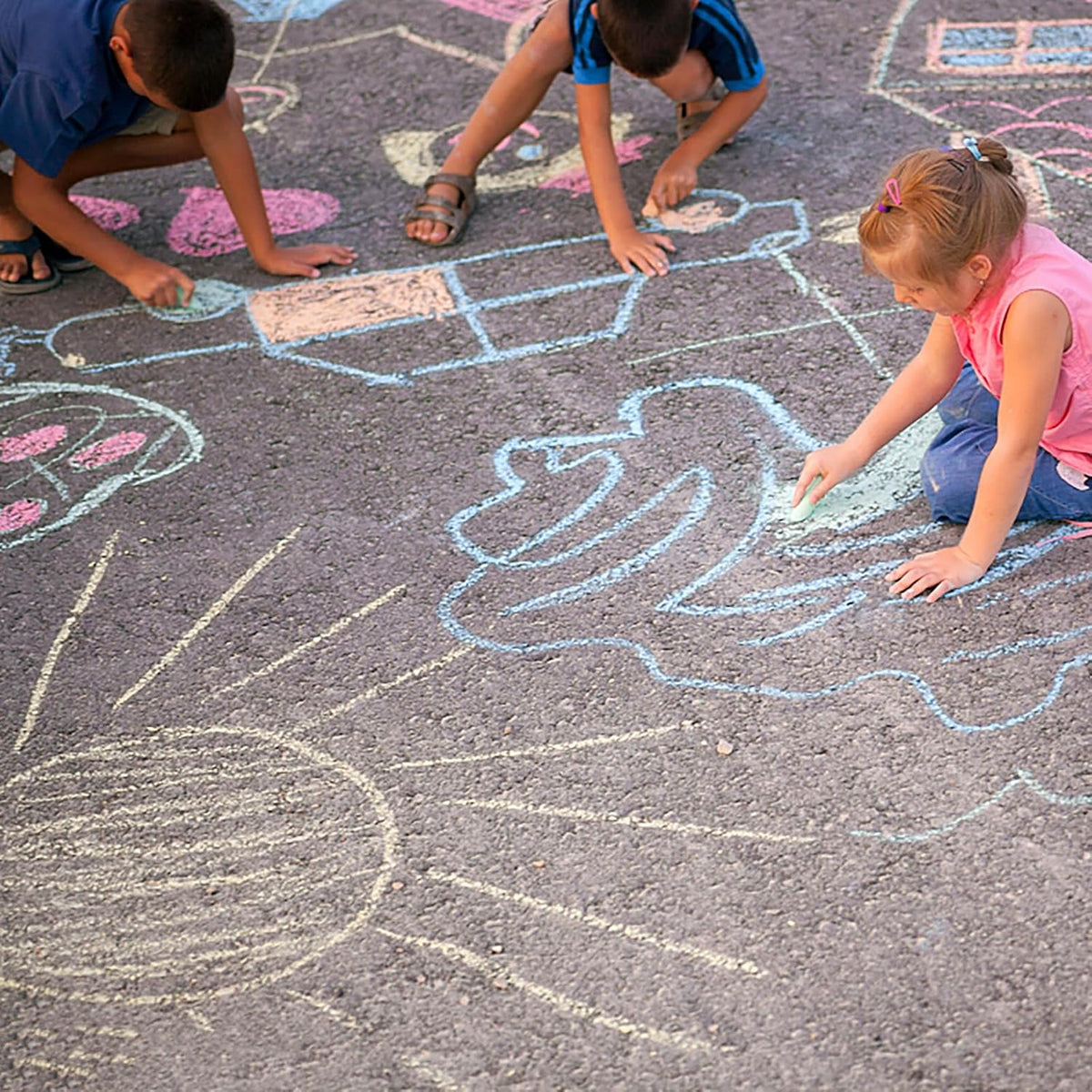 Juego de 180 tizas para acera en 20 colores, no tóxicas, lavables, tizas jumbo para exteriores para niños, tiza para pavimento