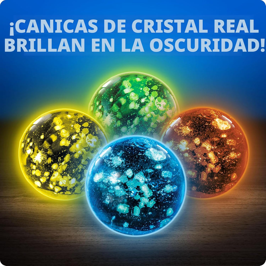 NATIONAL GEOGRAPHIC Glowing Marble Run - Juego de construcción con...