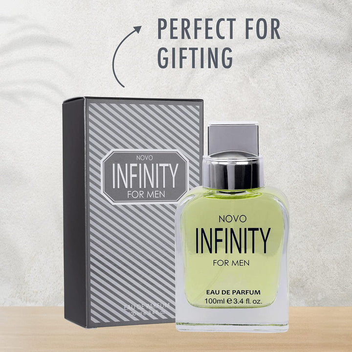NovoGlow Novo Infinity para Hombre - 3.4 Onzas Líquidas Eau De Parf...